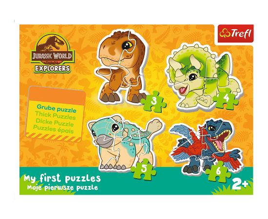 TREFL JURASSIC WORLD Пазл для малышей Мир юрского периода Пазлы