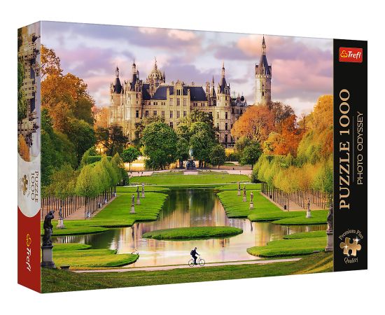 TREFL Premium Plus Пазл Замок Шверин, Германия, 1000 шт. Пазлы