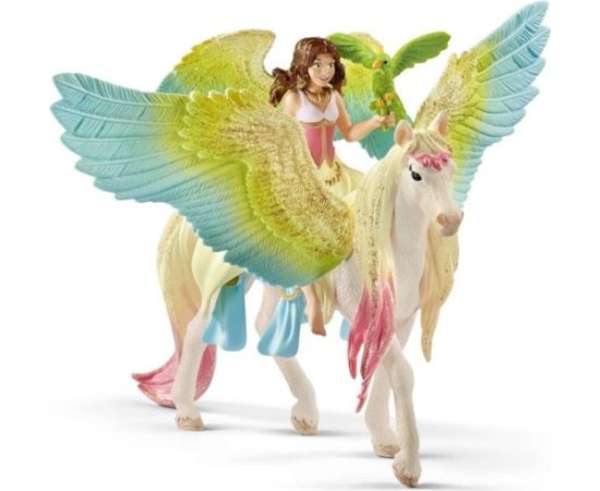 Figurka Schleich Figurka - Wróżka Surah z migoczącym pegazem (70566) Фигурки и герои