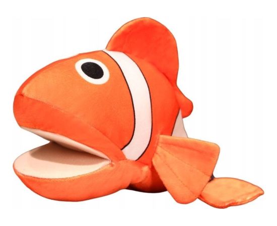 LeanToys Pluszowa Maskotka Ryba Błazenek Pomarańczowy Pacynka 25 cm Мягкие игрушки