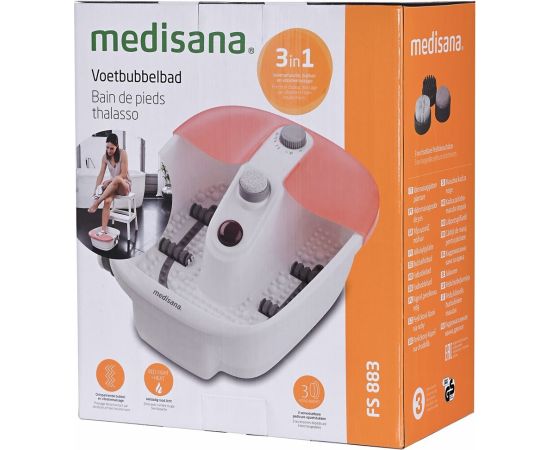 Medisana FS 883 Foot Spa foot bath 80 W Orange, White Jaunumi - Skaistums