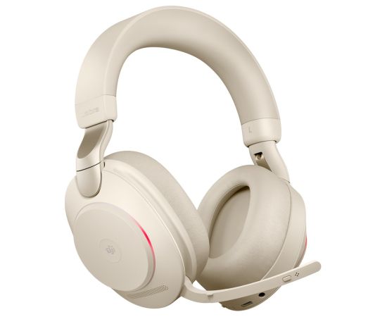 Jabra Evolve2 85 - Link380a MS Stereo, Beige Austiņas