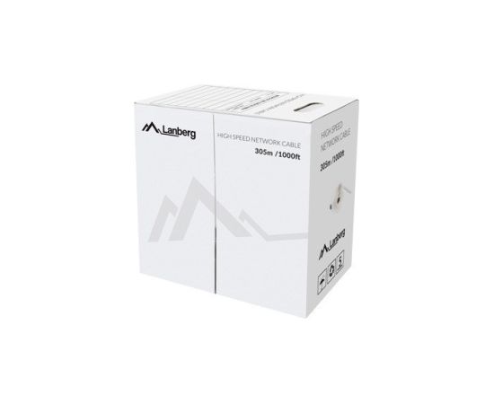 LANBERG CABLE UTP CAT.5E 305M WIRE CU GRAY FLUKE Dažādi vadi
