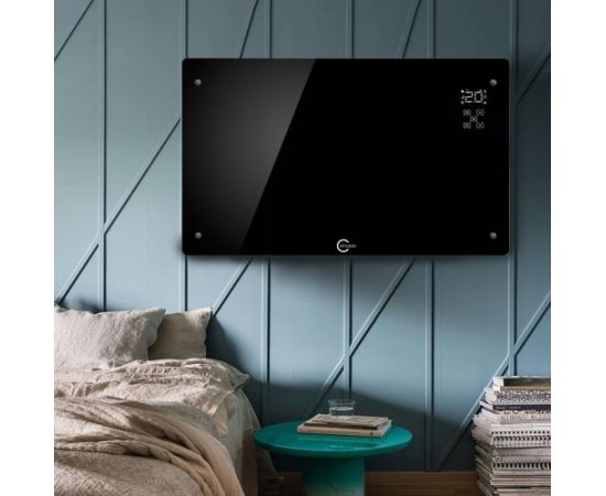 Grzejnik elektryczny czarny Q20F1 CARRUZZO Konvektori