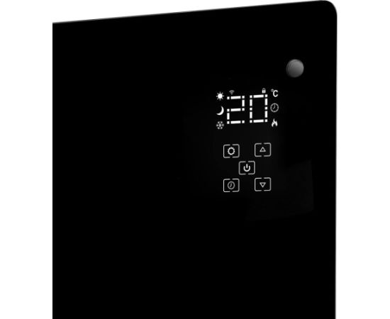 Grzejnik elektryczny czarny Q20F1 CARRUZZO Konvektori