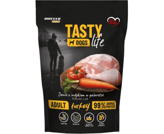 BIOFEED Tasty Dogs Life Turkey- wet dog food - 150g Suņu barība