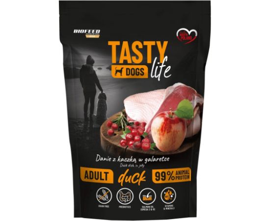 BIOFEED Tasty Dogs Life Duck - wet dog food - 150g Suņu barība