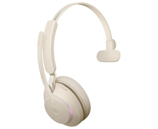 Jabra Evolve2 65 USB-A Beige MS Mono Austiņas