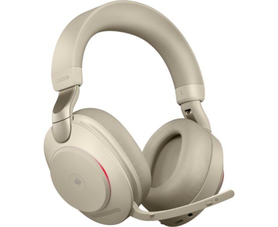 Jabra Evolve2 85 - Link380c MS Stereo, Beige Austiņas