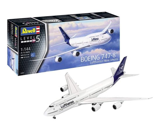 Revell Model plastikowy boeing 747-8 lufthansa nowy Фигурки и герои
