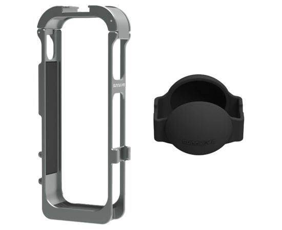 Sunnylife metal magnetic frame with silicone lens cover for Insta360 X5 Sporta kameru aksesuāri