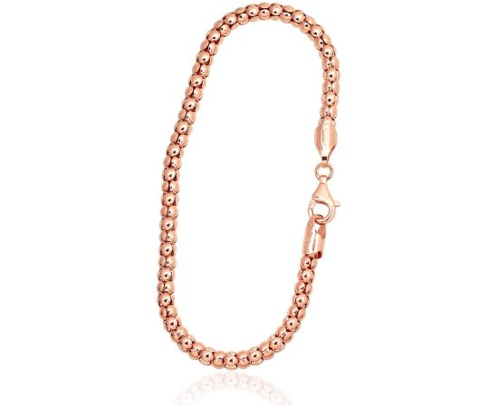 Sudraba aproce #2600395(PAu-R), Sudrabs 925°, sarkanais zelts (pārklājums), garums: 19 cm, 5.1 gr. Ar zelta pārklājumu