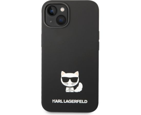 Karl Lagerfeld Liquid Silicone Choupette Защитный чехол для iPhone 14 Plus / чёрный Чехлы - альтернативные