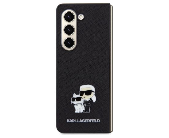 Karl Lagerfeld PU Saffiano Karl and Choupette NFT Защитный чехол для Samsung Galaxy Z Fold5 / чёрный Чехлы - альтернативные