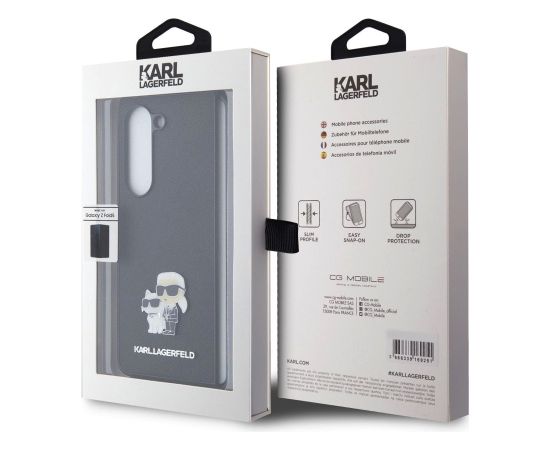 Karl Lagerfeld PU Saffiano Karl and Choupette NFT Защитный чехол для Samsung Galaxy Z Fold5 / чёрный Чехлы - альтернативные