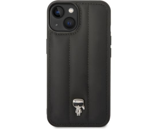 Karl Lagerfeld Quilted Puffy Ikonik Logo Case Защитный чехол для iPhone 14 Plus / чёрный Чехлы - альтернативные