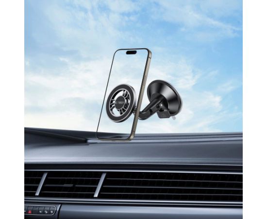 Tech-Protect N56 Magnetic MagSafe turētājs automašīnas kabīnai, vējstikla stiprinājums - melns Telefonu Turētāji Auto Velo Moto