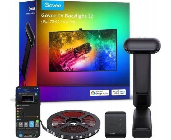 Govee LED lente GOVEE H605C LED lente televizoram 75-85 collas, RGBIC, WI-FI+BLUETOOTH Dekoratīvais apgaismojums 