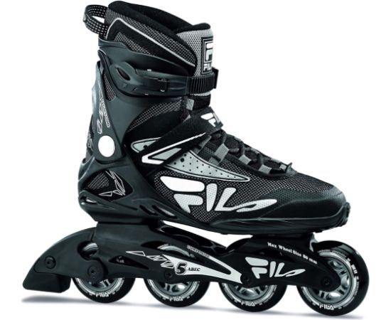 VÄ«rieÅ¡u skrituÄ¼slidas Fila Legacy Comp 80 (010619120) melns/pelÄks (45,5) Skrituļslidas