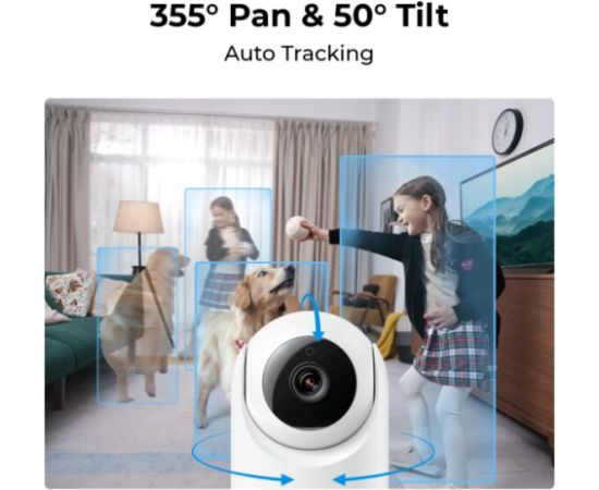 Reolink Camera E Series E321 Tabletop 3 MP 4mm/F2.0 MicroSD up to 512GB Video novērošanas kameras