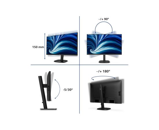 Philips 27B2N3500J/00 27 " IPS 2560x1440/16:9/4ms/350cd/m² Headphone out, HDMI, DP Philips Monitori