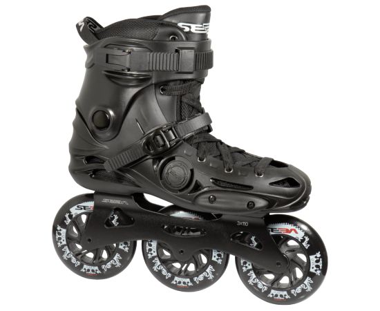 SEBA E3 110 Premium Black skrituļslidas Skrituļslidas
