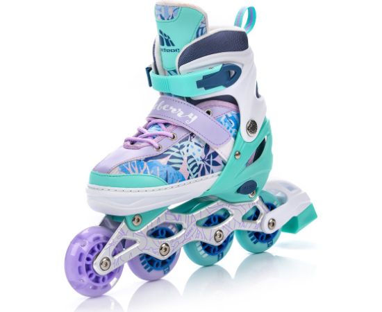 Skrituļslidas Meteor 4w1 Blueberry M 34-37 Skrejriteņi bērniem