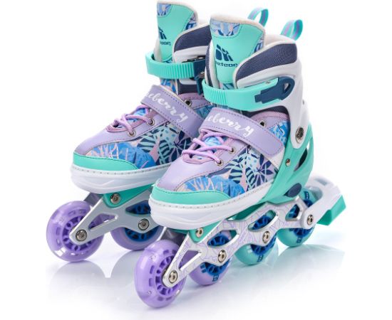 Skrituļslidas Meteor 4w1 Blueberry S 30-33 Skrejriteņi bērniem