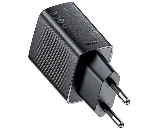 Сетевая зарядка Acefast A98 30W GaN USB-C/USB-A черная Зарядные устройства