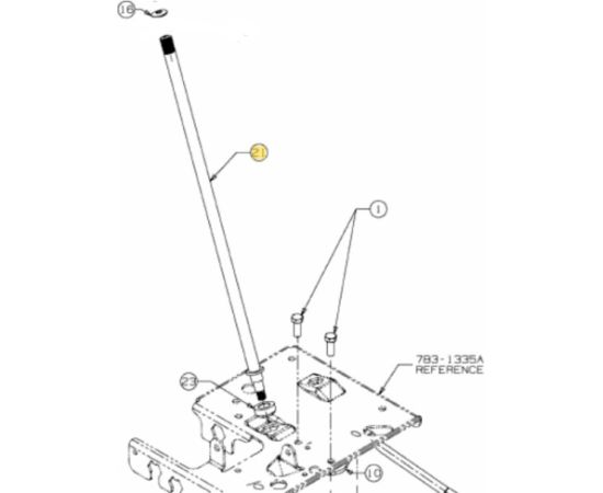 SHF:STRG:CUB 500 .625 x 24.8, MTD Rezerves daļas