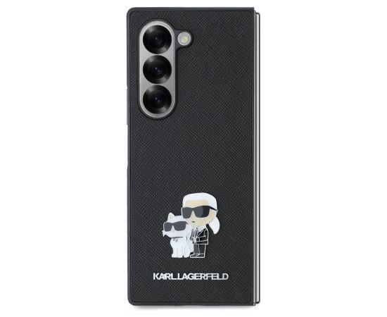 Karl Lagerfeld PU Saffiano Karl and Choupette Защитный чехол для Samsung Galaxy Z Fold 6 / чёрный Чехлы - альтернативные