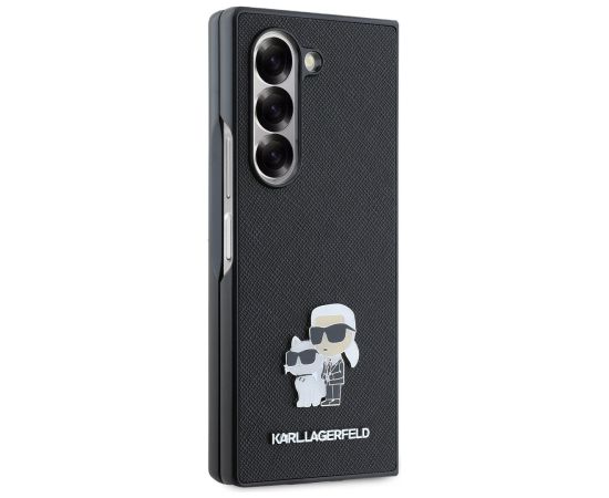 Karl Lagerfeld PU Saffiano Karl and Choupette Защитный чехол для Samsung Galaxy Z Fold 6 / чёрный Чехлы - альтернативные