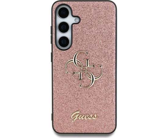 Etui Guess Fixed Glitter Big 4G Metal     Logo do Samsung Galaxy S25 Ultra różowy Neoriģinālie Maciņi