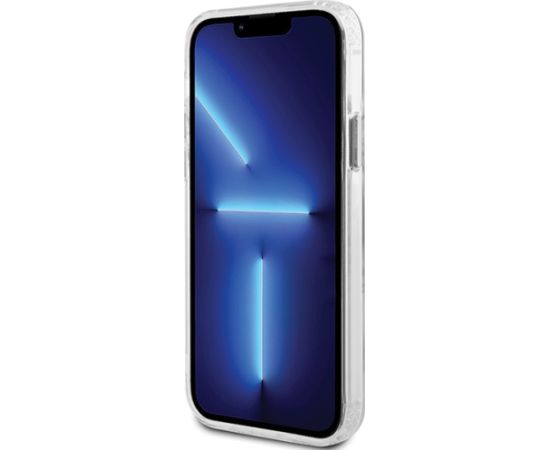 Guess GUHMP12MHTRMS iPhone 12|12 Pro 6.1" |sudraba cietais futrālis Metal Outline Magsafe Neoriģinālie Maciņi