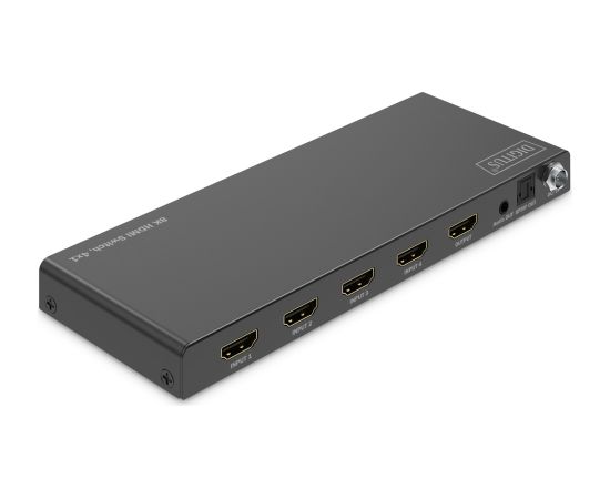 Digitus 8K HDMI Switch, 4x1 (black, with remote control) Jaunumi - Datori