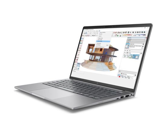 HP ZBook 8 G1i Intel Core Ultra 7 255H Mobile workstation 35.6 cm (14") WUXGA 16 GB DDR5-SDRAM 512 GB SSD NVIDIA RTX 500 Ada Wi-Fi 7 (802.11be) Windows 11 Pro AI Workstation, AI PC Silver Portatīvie datori