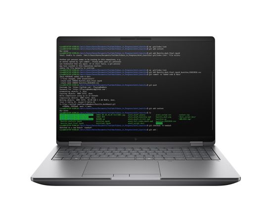 HP Zbook Fury 16 G1i Ultra 7 255HX 16.0"WUXGA IPS 400nits AG 16GB DDR5 5600 SSD512 RTX PRO 1000_8GB Cam IR 5 Mpx Al 99Wh W11Pro 3Y OnSite Portatīvie datori