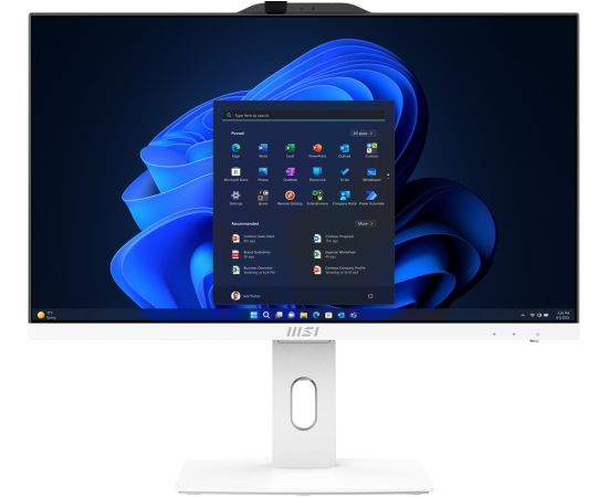 MSI AIO PRO AP242P 14M-691EU i5-14400 23.8" IPS LED FHD Non-Touch Anti-Glare 16GB SSD512GB M.2 AX211 WiFi 6E Windows 11 Pro White All In One Datori (AIO)