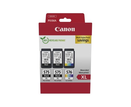 Canon PG-575XL/CL-576XL (5437C004) Ink Cartridge Multipack, BK/CMY Тонеры для принтеров