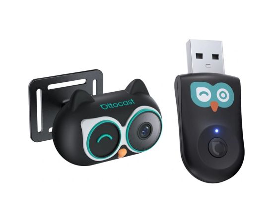 Ottocast Cabin Care wireless CarPlay adapter with baby car mirror Auto FM Transmiteri un Carplay ierīces