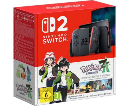 Nintendo Switch 2 + Pokémon Legends Console Z-A Bundle Jaunumi Sadz. tehnika