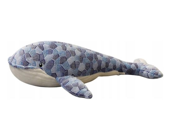 LeanToys Maskotka Pluszowa Wieloryb Szary 50 cm Mīkstās rotaļlietas