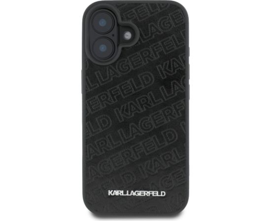 Karl Lagerfeld PU Quilted Pattern Case Защитный чехол для iPhone 16 / чёрный Чехлы - альтернативные