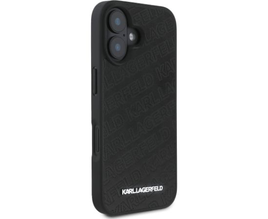 Karl Lagerfeld PU Quilted Pattern Case Защитный чехол для iPhone 16 / чёрный Чехлы - альтернативные