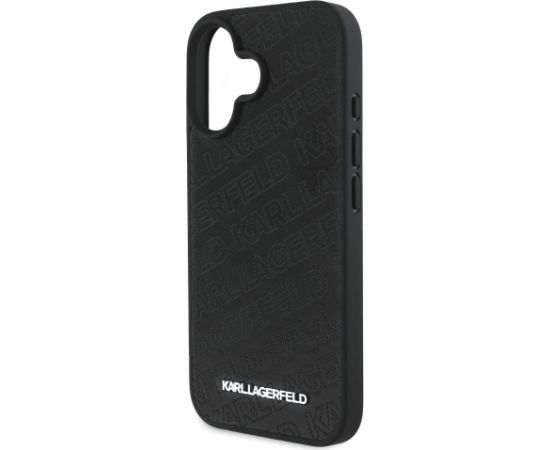 Karl Lagerfeld PU Quilted Pattern Case Защитный чехол для iPhone 16 / чёрный Чехлы - альтернативные