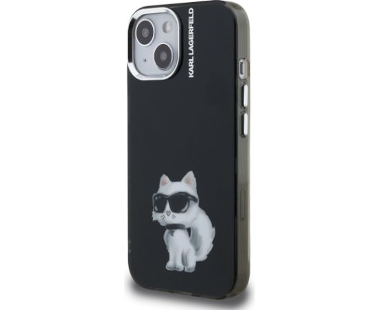 Karl Lagerfeld IML Aquarelle Choupette Защитный чехол для iPhone 15 / чёрный Чехлы - альтернативные