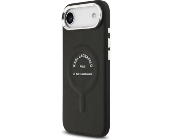 Karl Lagerfeld PU RSG Logo MagSafe Case Aizsargapvalks priekš iPhone Air / melns Neoriģinālie Maciņi
