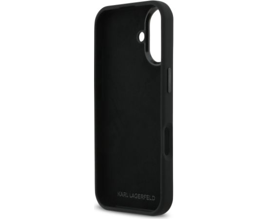 Karl Lagerfeld Liquid Silicone Metal Ikonik Case Защитный чехол для iPhone 17 / чёрный Чехлы - альтернативные