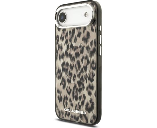 Karl Lagerfeld IML Leopard MagSafe Case Aizsargapvalks priekš iPhone Air / brūns Neoriģinālie Maciņi