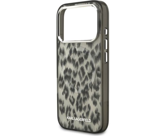 Karl Lagerfeld IML Leopard MagSafe Case Aizsargapvalks priekš iPhone 17 Pro / brūns Neoriģinālie Maciņi
